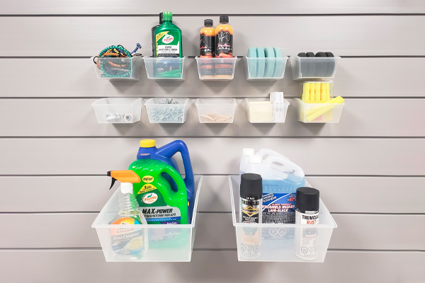 12 Piece Plastic Bin Kit. CW12BIN-K. Our storage bin sampler pack, offering a multitude of storage possibilities. Soild bottoms mean any mess is contained inside the bin, which is easily cleaned.