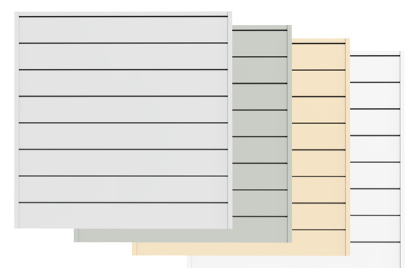CrownWall slatwall PVC Panel Kit (4ft x 4ft)