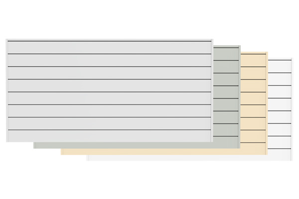 CrownWall slatwall PVC Panel Kit (4ft x 8ft)